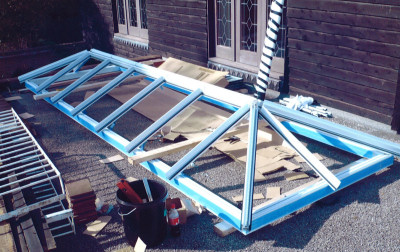 Prepare the roof at ground level