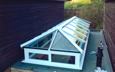 Glaze the roof